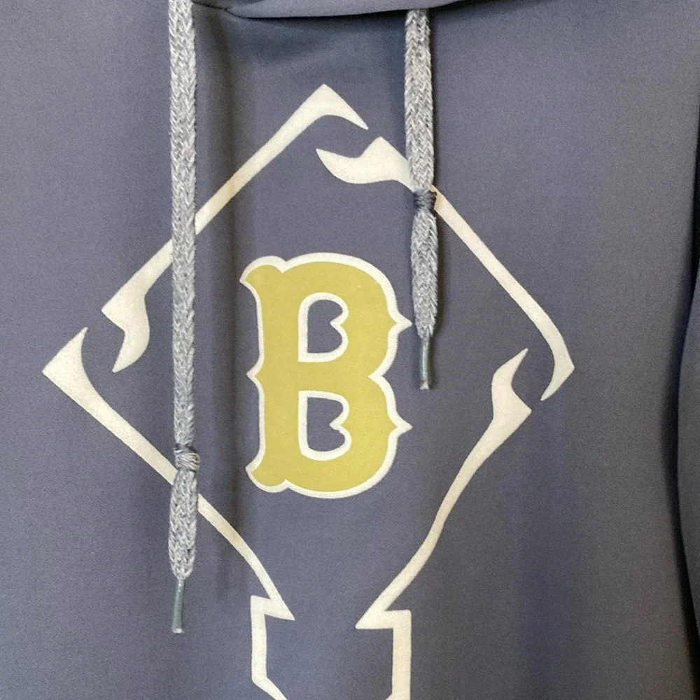 Adidas‎ Men's Grey Sweatshirt Hoodie Size Small Baseball Athletic Athleisure